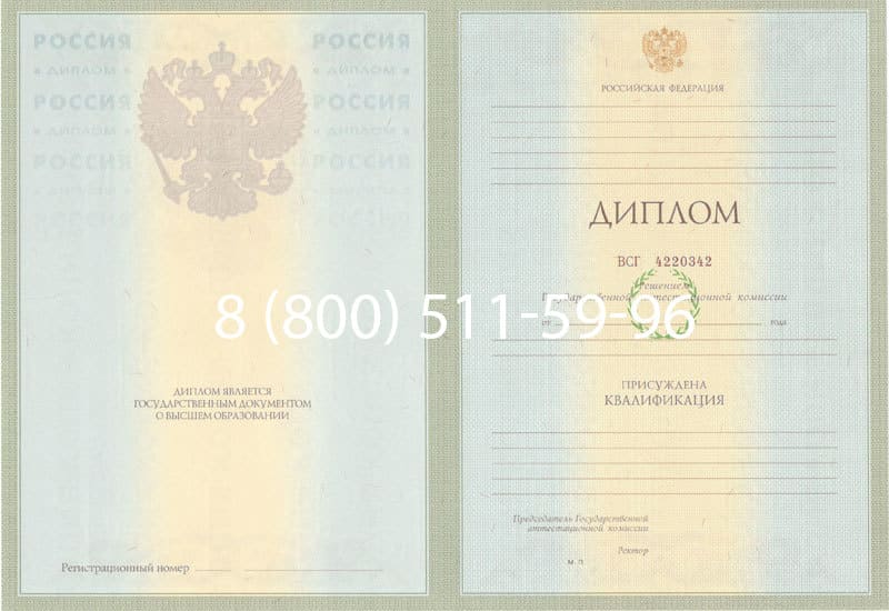 Купить Диплом о высшем образовании 2003-2009 годов в Раменском